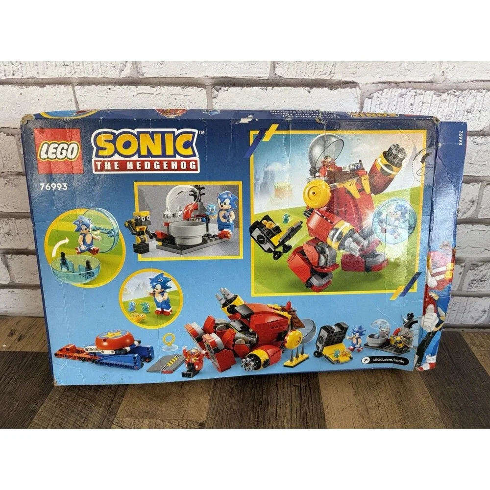 LEGO Sonic Vs. Dr. Eggman's Death Egg Robot (76993) 100% Complete - Open Box!